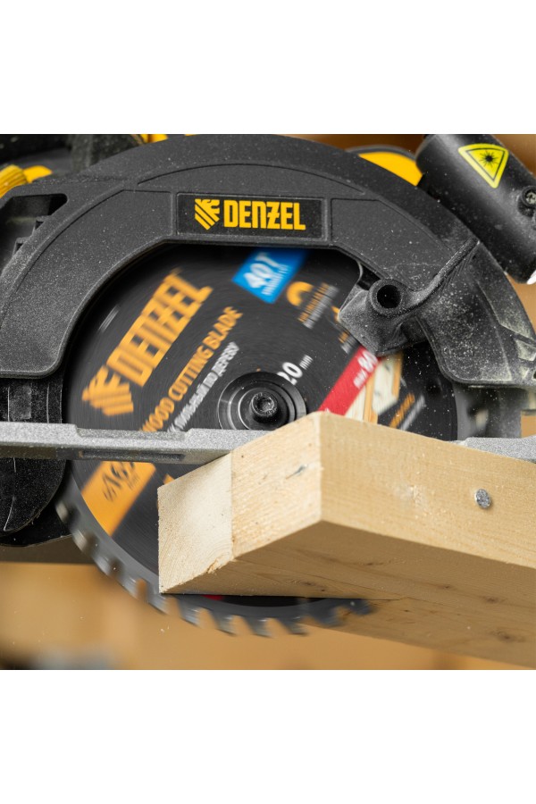 Пильный диск по дереву с гвоздями, ф165 х 20 мм, 40 зубов Denzel