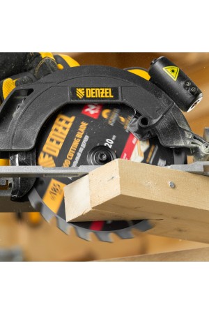 Пильный диск по дереву с гвоздями, ф185 х 20 мм, 24 зубов Denzel