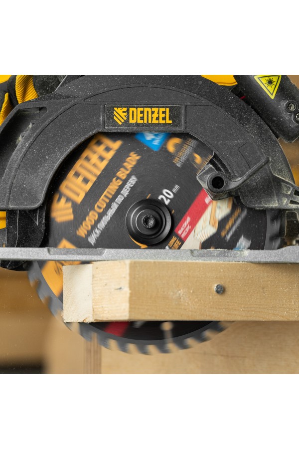 Пильный диск по дереву с гвоздями, ф185 х 20 мм, 40 зубов Denzel
