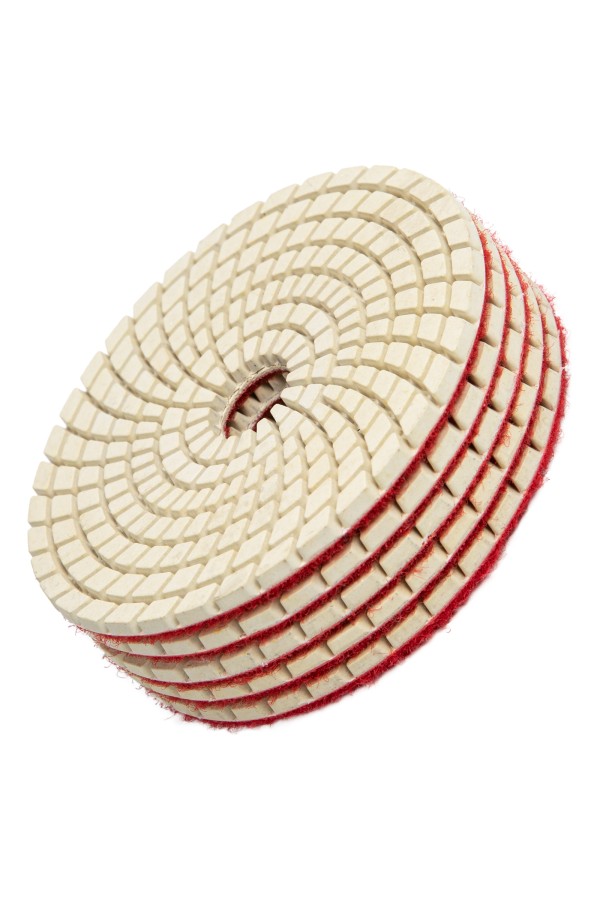 Алмазный гибкий шлифовальный круг, 100 мм, P400, мокрое шлифование, 5 шт. Matrix