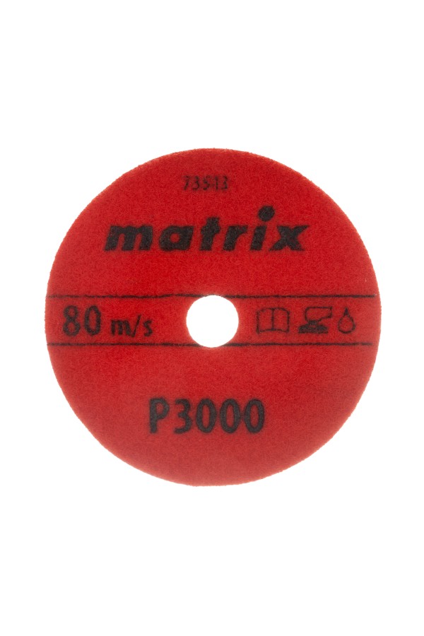 Алмазный гибкий шлифовальный круг, 100 мм, P3000, мокрое шлифование, 5 шт. Matrix
