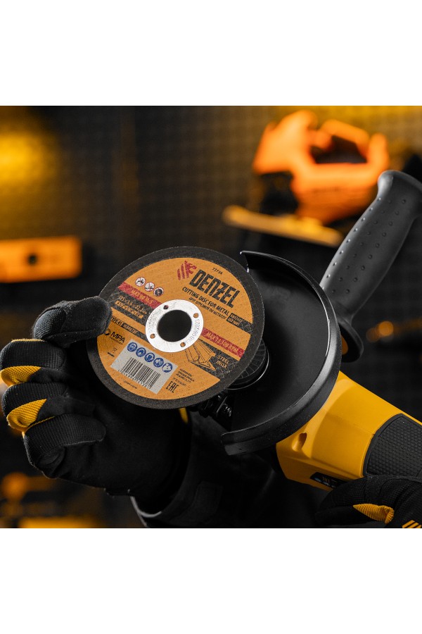 Круг отрезной по металлу, 115 х 1.6 х 22.2 мм Denzel