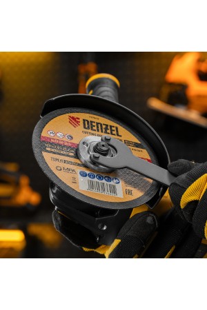 Круг отрезной по металлу, 125 х 1,0 х 22,2 мм, WA60TBF, в метал.банке, 10 шт. Denzel