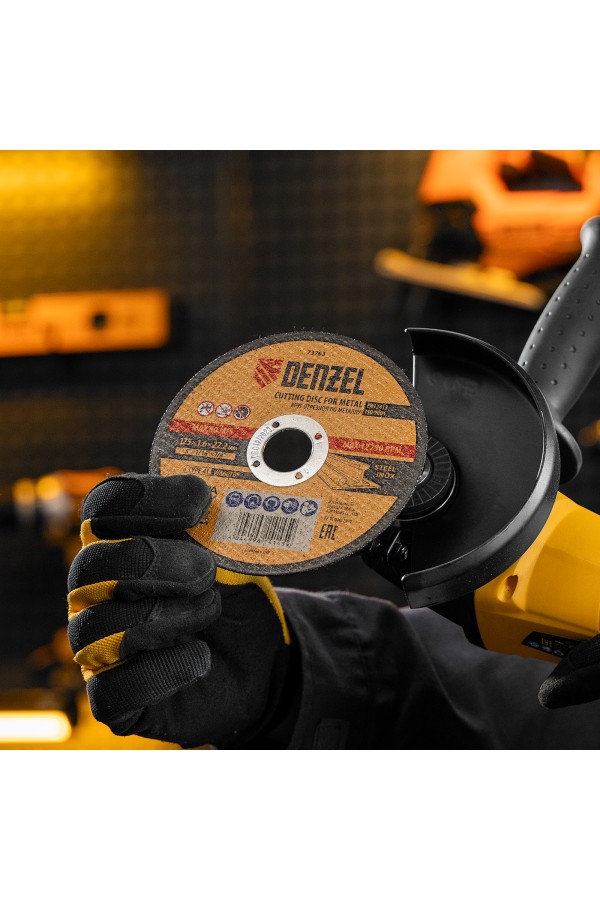Круг отрезной по металлу, 125 х 1.6 х 22.2 мм Denzel