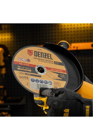 Круг отрезной по металлу, 180 х 2.5 х 22.2 мм Denzel