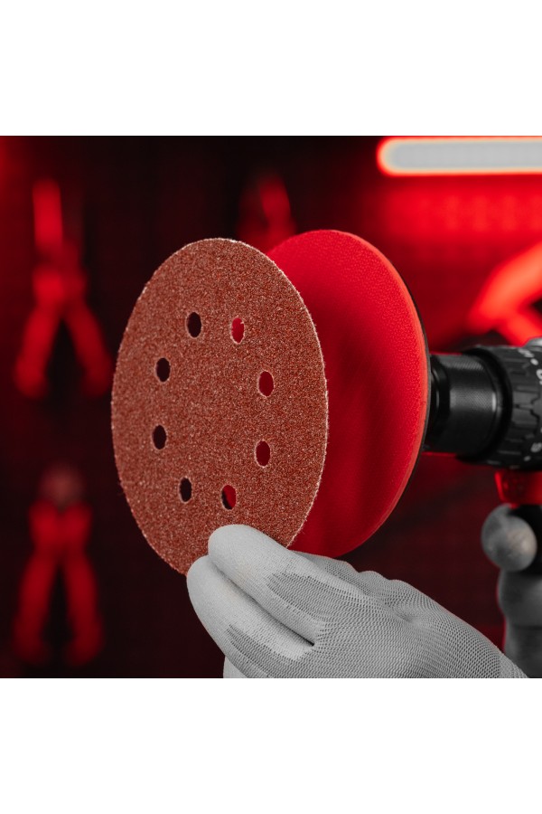 Круг абразивный на ворсовой подложке под 