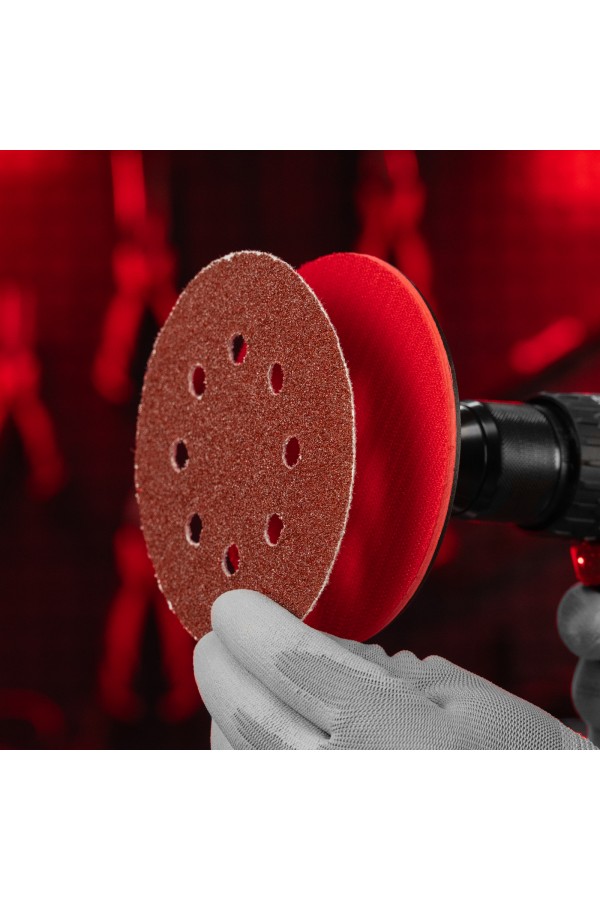 Круг абразивный на ворсовой подложке под 