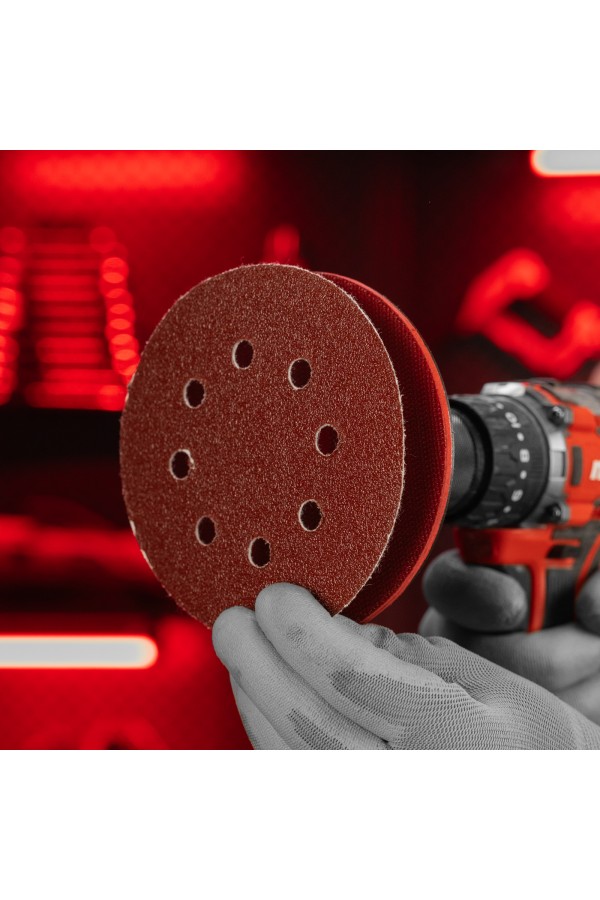 Круг абразивный на ворсовой подложке под 