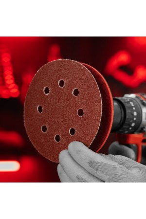 Круг абразивный на ворсовой подложке под 