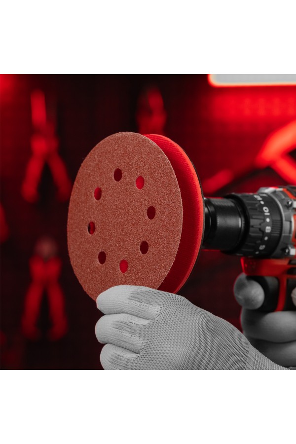 Круг абразивный на ворсовой подложке под 