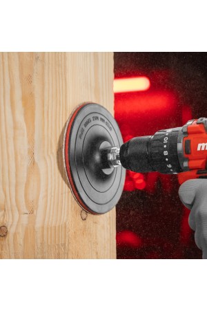 Круг абразивный на ворсовой подложке под 