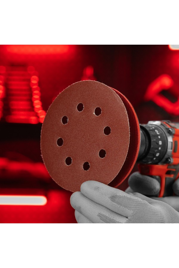 Круг абразивный на ворсовой подложке под 