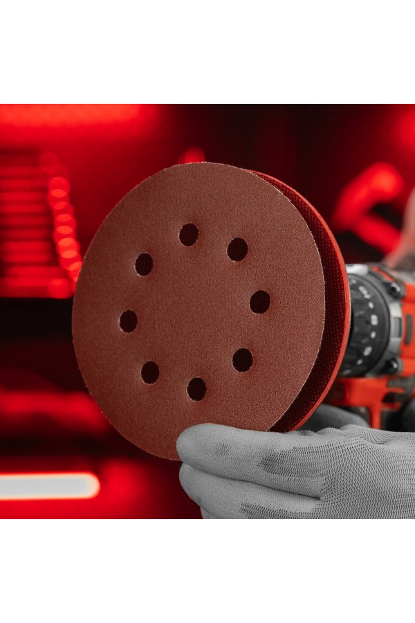 Круг абразивный на ворсовой подложке под 