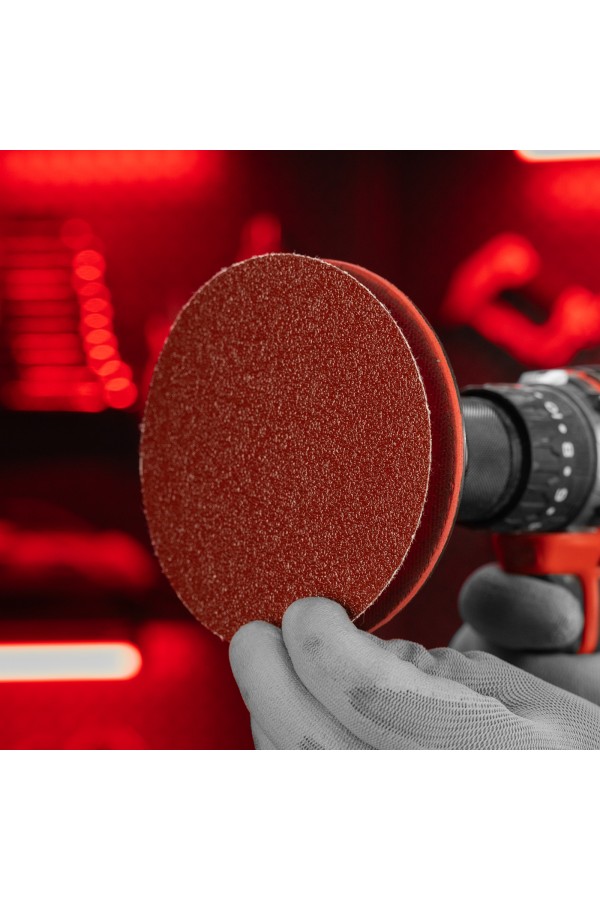 Круг абразивный на ворсовой подложке под 