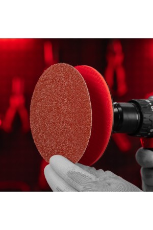 Круг абразивный на ворсовой подложке под 