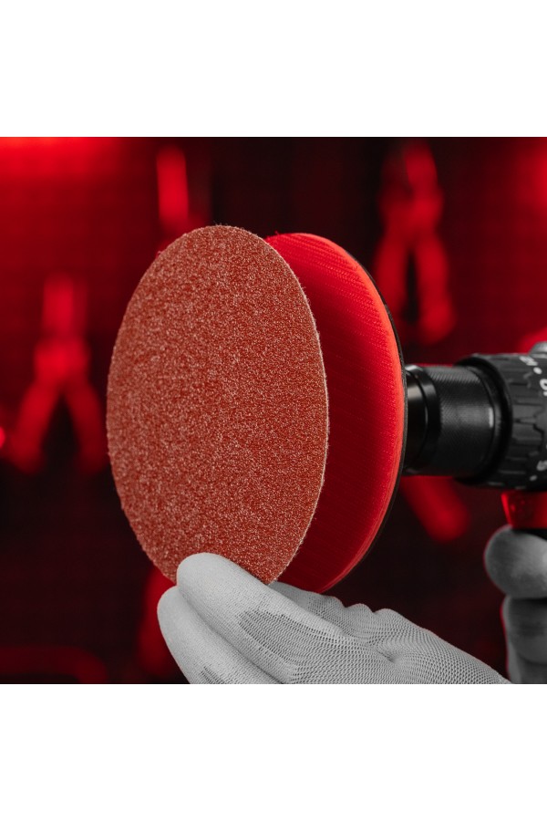 Круг абразивный на ворсовой подложке под 