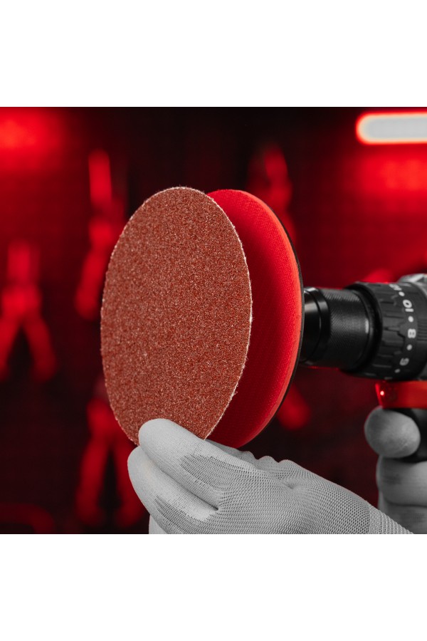 Круг абразивный на ворсовой подложке под 