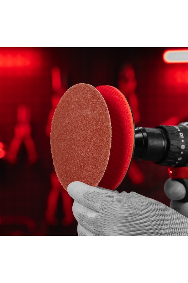 Круг абразивный на ворсовой подложке под 