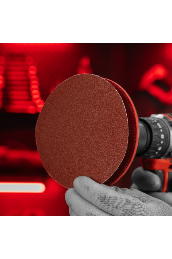 Круг абразивный на ворсовой подложке под 