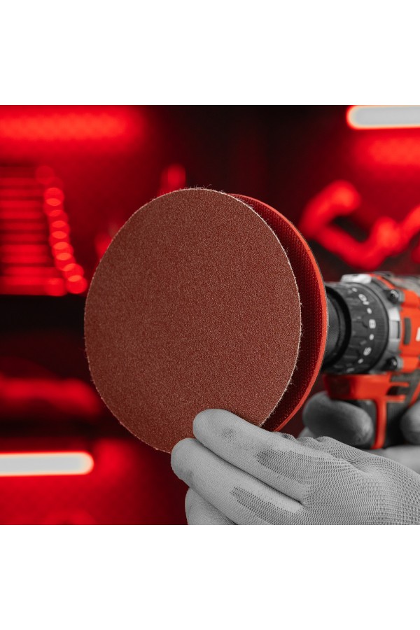 Круг абразивный на ворсовой подложке под 