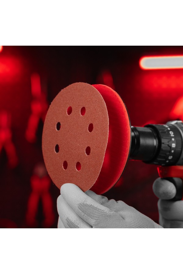 Круг абразивный на ворсовой подложке под 