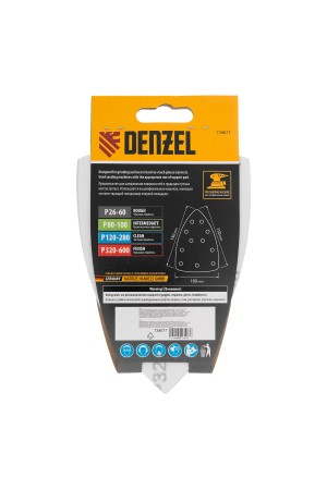 Треугольник абразивный на ворc. подложке под 