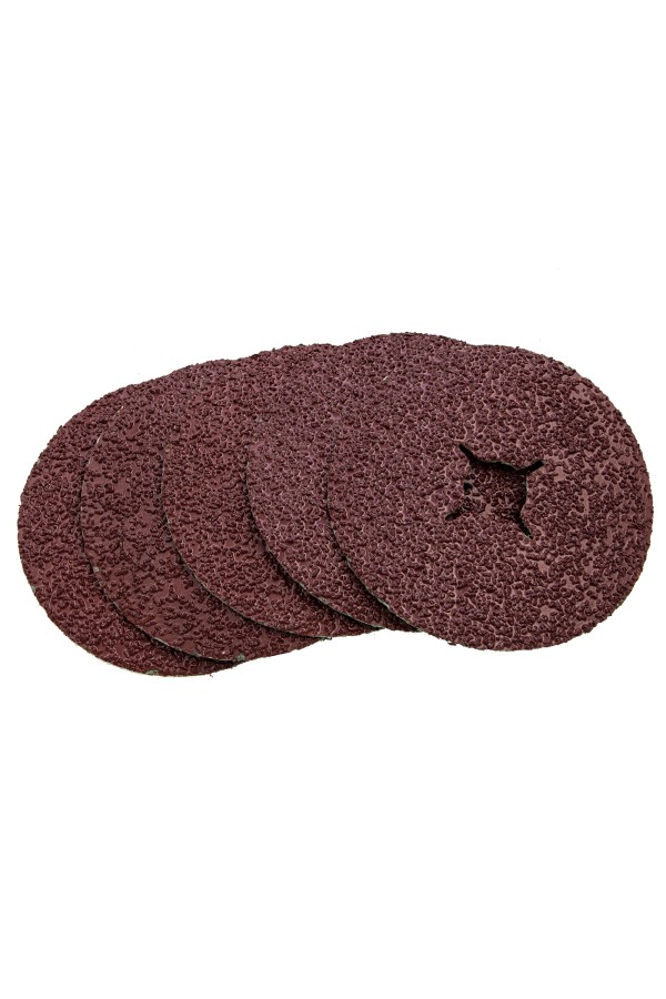 Круги фибровые 5 шт, Р 24, 115 х 22 mm Matrix