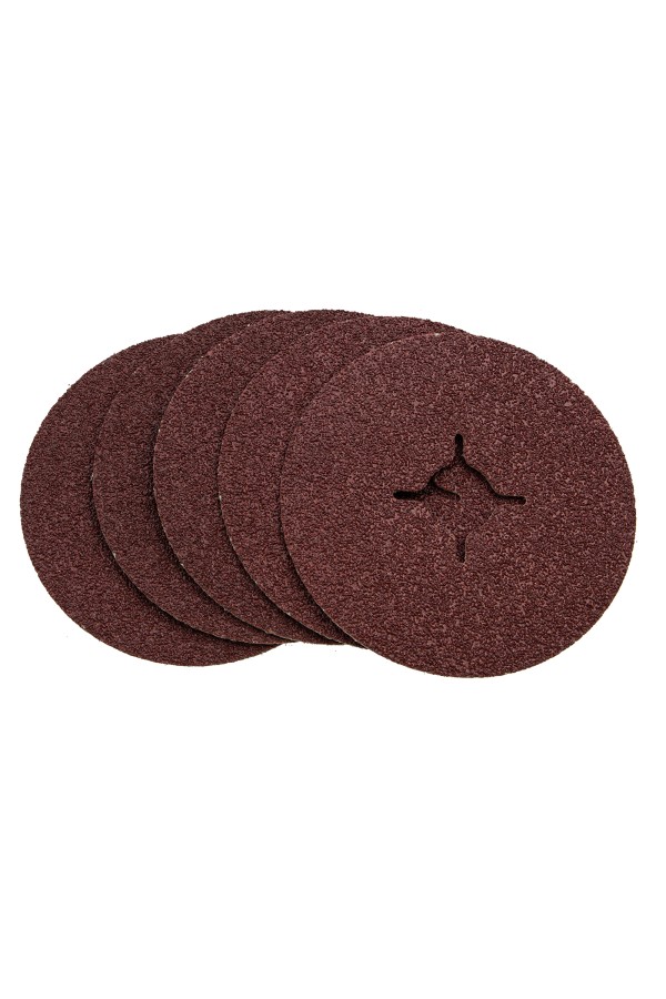 Круги фибровые 5 шт, Р 40, 115 х 22 mm Matrix