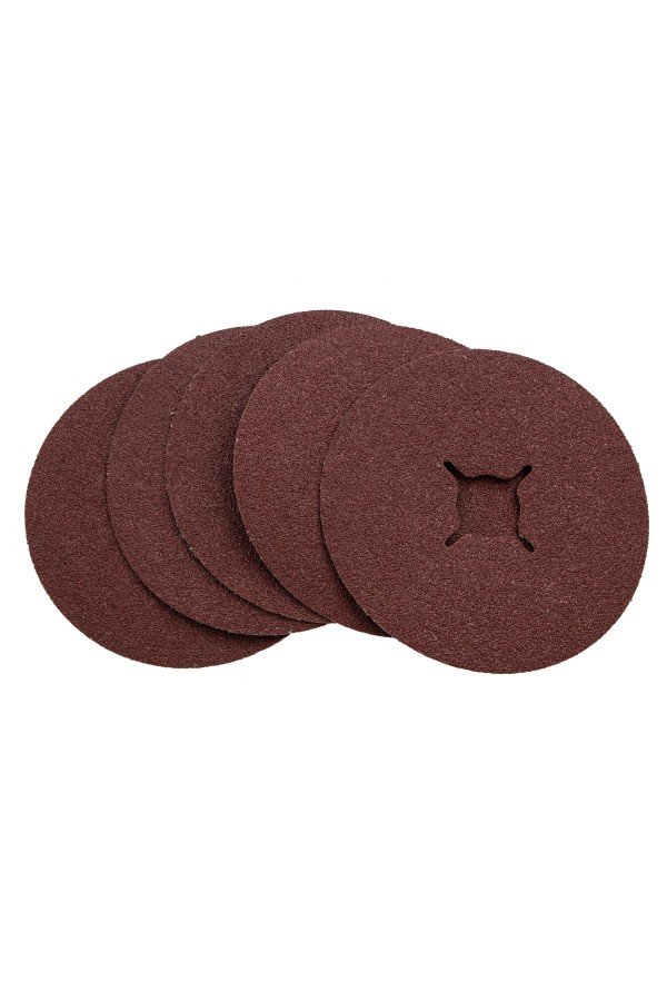 Круги фибровые 5 шт, Р 60, 115 х 22 mm Matrix