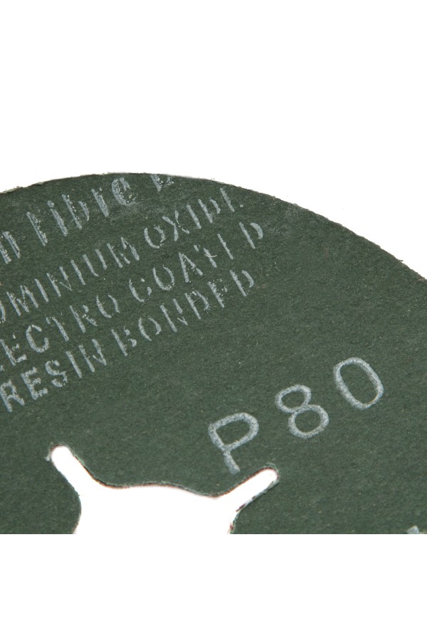 Круги фибровые 5 шт, Р 80, 115 х 22 mm Matrix