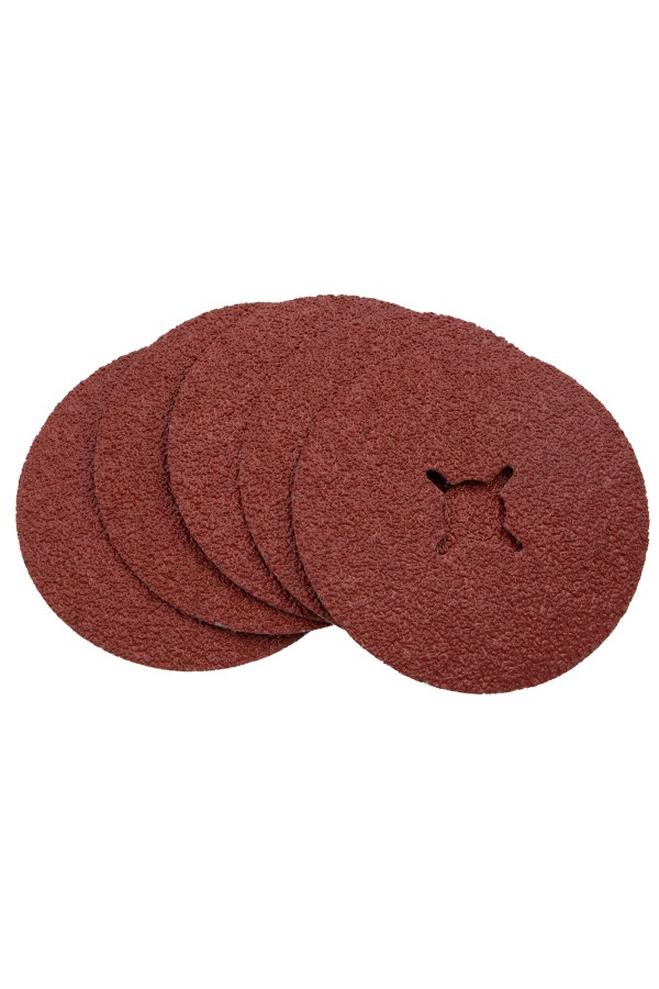 Круги фибровые 5 шт, Р 24, 125 х 22 mm Matrix