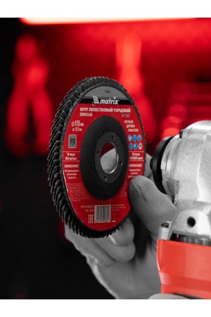 Круг лепестковый торцевой, P 24, 115 х 22,2 мм// Matrix