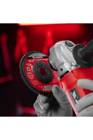 Круг лепестковый торцевой, P 40, 115 х 22.2 мм Matrix