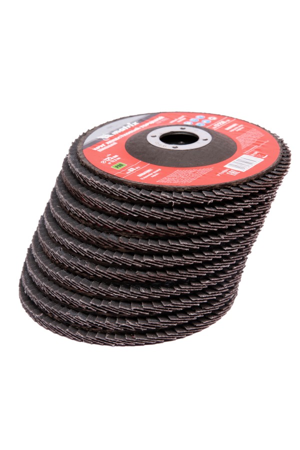 Круг лепестковый торцевой, P 80, 125 х 22.2 мм Matrix