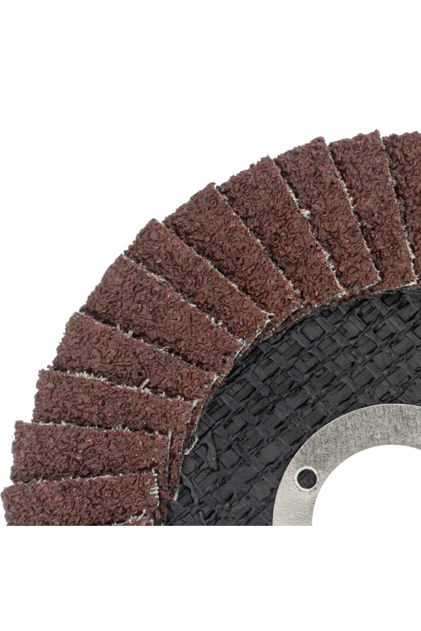 Круг лепестковый торцевой, конический, Р 40,115 х 22.2 мм Сибртех