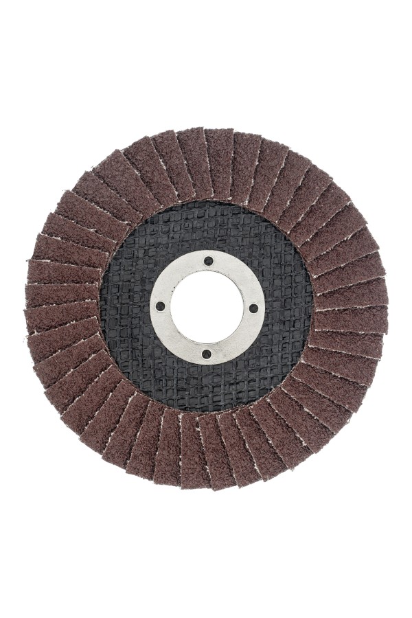 Круг лепестковый торцевой, конический, Р 60,115 х 22.2 мм Сибртех