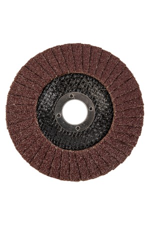 Круг лепестковый торцевой, конический, Р 40, 125 х 22.2 мм Сибртех