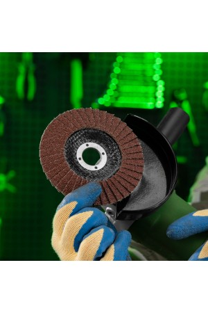 Круг лепестковый торцевой, конический, Р 60, 125 х 22.2 мм Сибртех