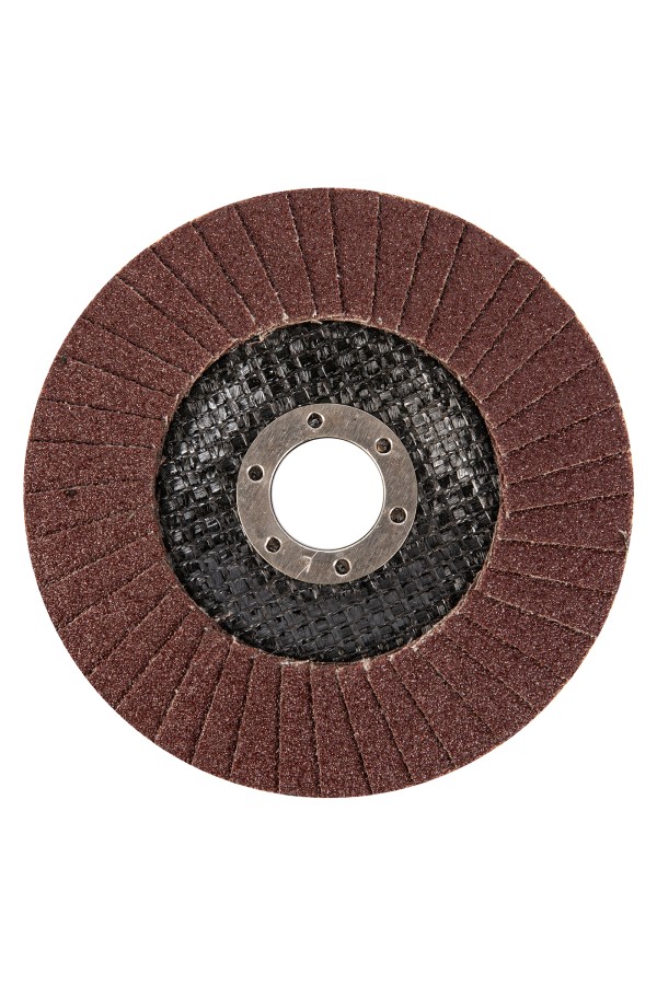 Круг лепестковый торцевой, конический, Р 80, 125 х 22.2 мм Сибртех