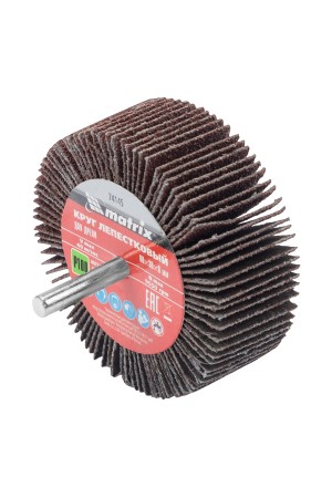 Круг лепестковый для дрели, 80 х 30 х 6 мм, P 100 Matrix