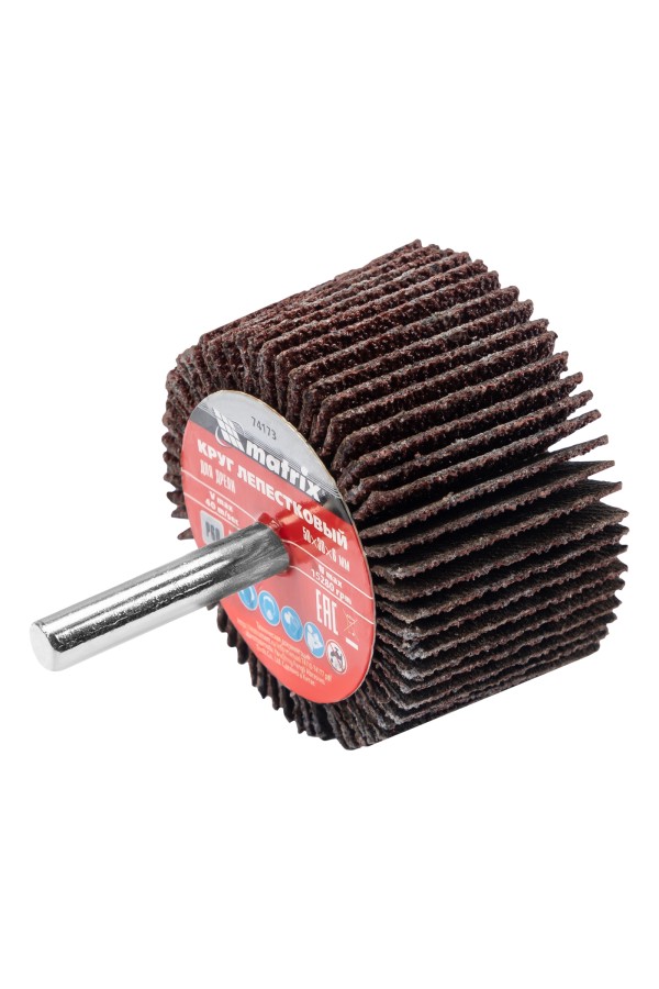 Круг лепестковый для дрели, 50 х 30 х 6 мм, P 60 Matrix