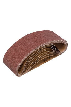 Лента абразивная бесконечная, P 80, 75 х 533 мм, 10 шт Matrix