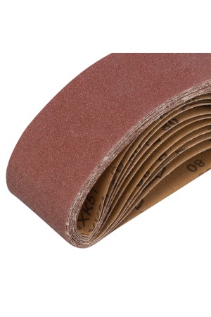 Лента абразивная бесконечная, P 80, 75 х 533 мм, 10 шт Matrix