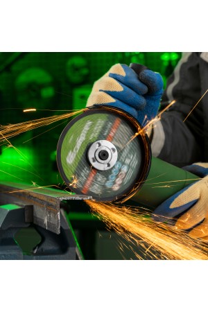 Круг отрезной по металлу, 125 х 1,0 х 22,2 мм, 84%A+16%B, в метал.банке, 10 шт. Сибртех