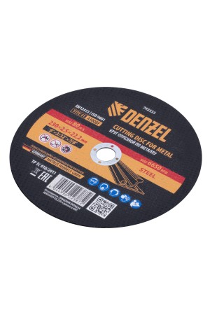 Круг отрезной по металлу, 230 х 2,5 х 22,2 мм, A30QBF Denzel