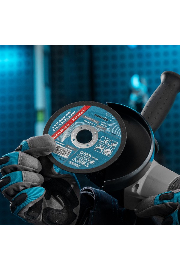 Круг отрезной по металлу, 115 х 1.2 х 22 мм Gross