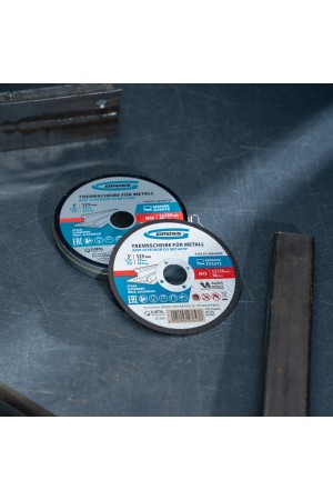 Круг отрезной по металлу, 125 х 1,0 х 22,2 мм, SWA60TBF, в метал.банке, 10 шт. Gross