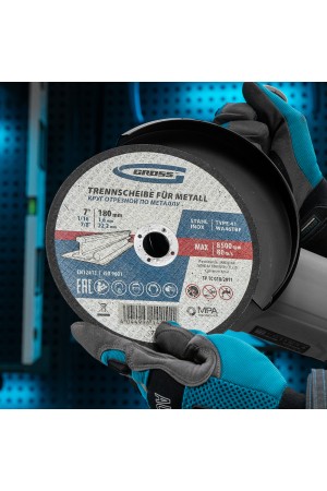 Круг отрезной по металлу, 180 х 1.6 х 22.2 мм Gross