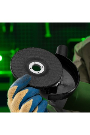 Круг шлифовальный по металлу, 125 х 6 х 22.2 мм, 9%WA+75%A+16%B, Сибртех