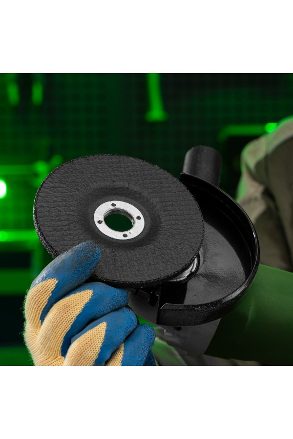 Круг шлифовальный по металлу, 125 х 6 х 22.2 мм, 9%WA+75%A+16%B, Сибртех